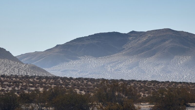 Rock crawling terrain at Johnson Valley OHV Area
